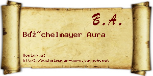 Büchelmayer Aura névjegykártya